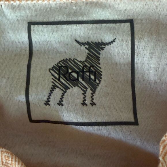 Raffi Casual Button Short Sleeve Down Shirt 100% Cotton Light Orange NWOT - Picture 3 of 14